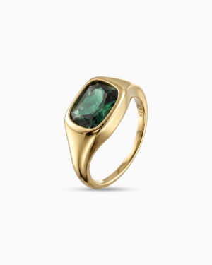 Verdant Bezel Signet Ring