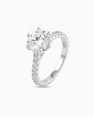 Astra moissanite ring