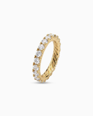 Éclat Eternity Ring | 18K Gold Plated