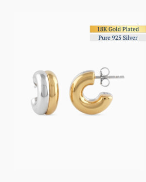 Equinox Huggie Earrings