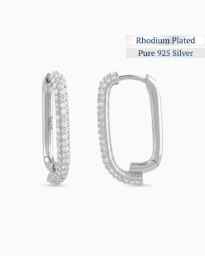 Frost Hoop Earrings