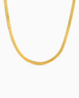 Silhouette Slim Necklace | 18K Gold Plated