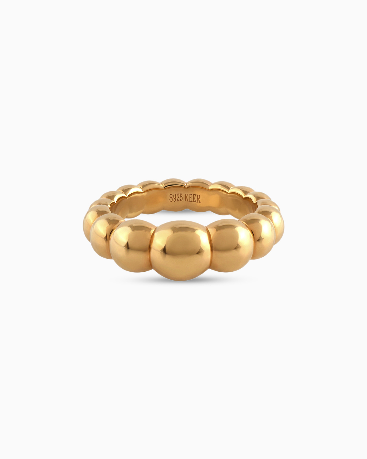 Orb Beaded Band Ring - Image 3