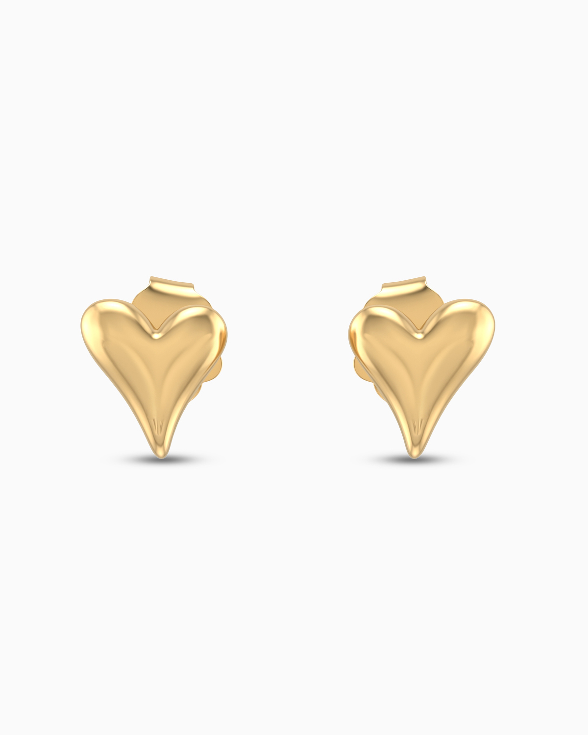 Coeur Studs Earrings - Image 3