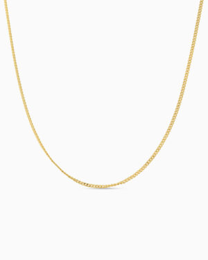 Edge Slim Necklace | 18K Gold Plated
